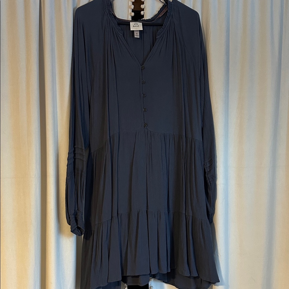 Knox Rose Slate Blue Dress